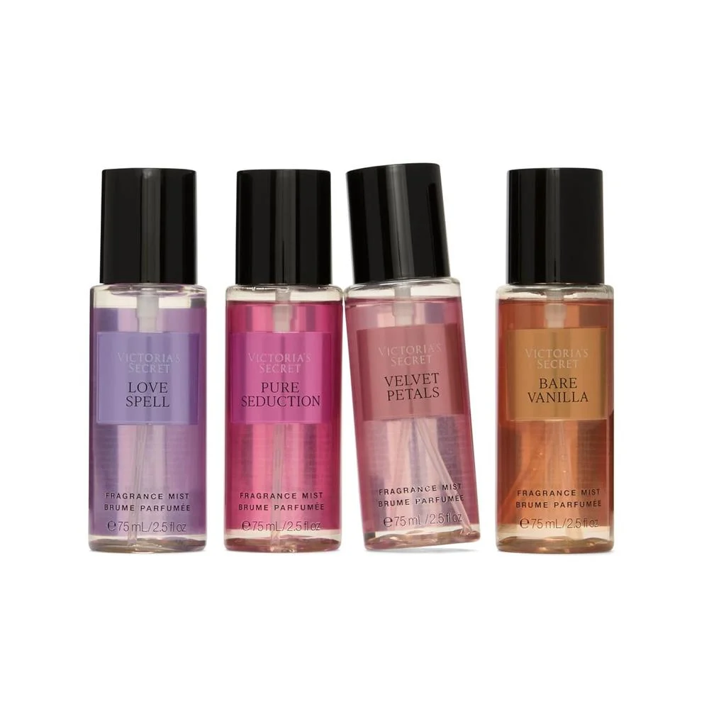 SET MINI BODY MIST COLLECTION VICTORIA SECRET MUJER 4PZS