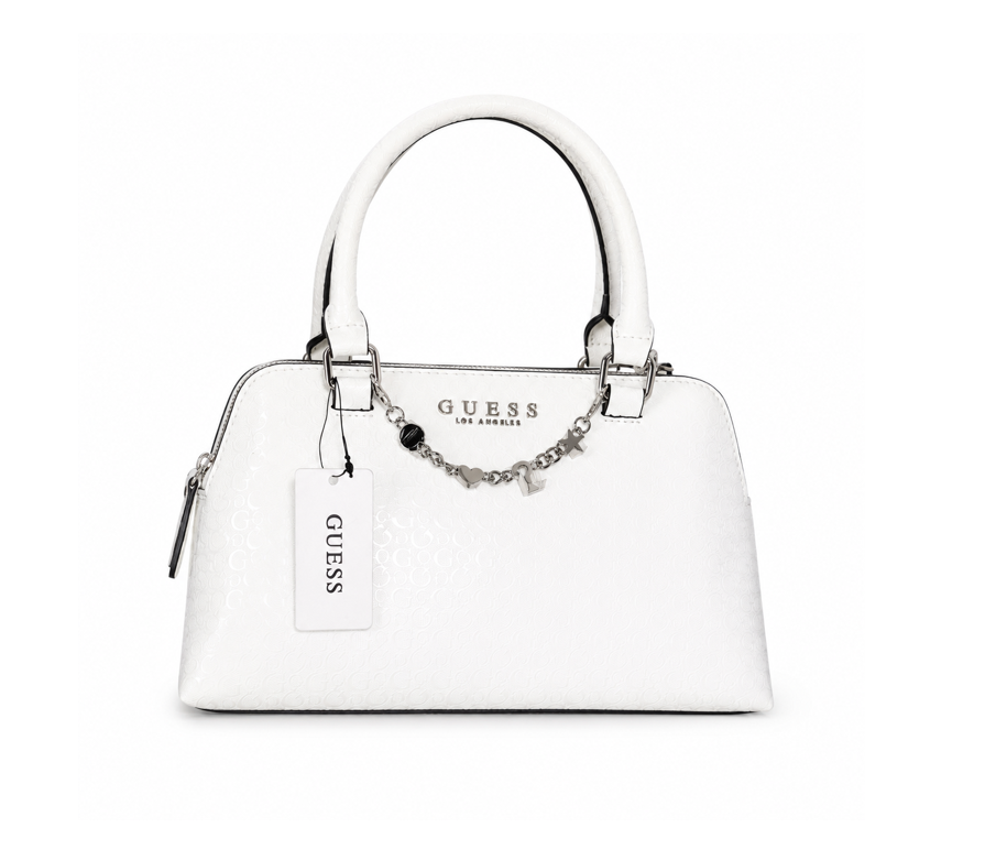 Cartera Guess Blanca con Monograma
