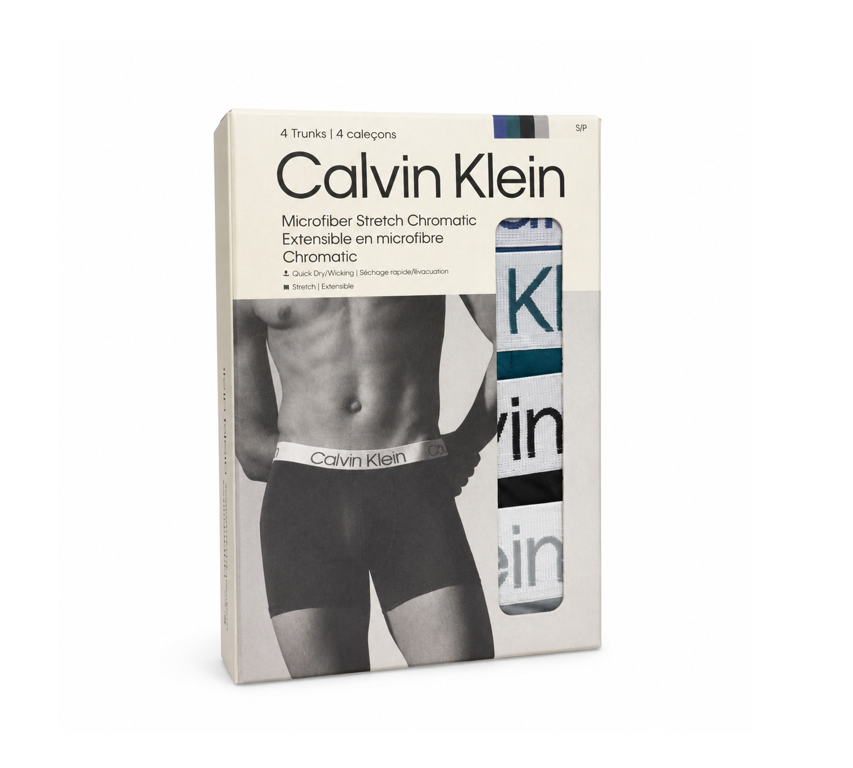 Pack de Boxers Calvin Klein Microfibra Stretch (4 unidades)